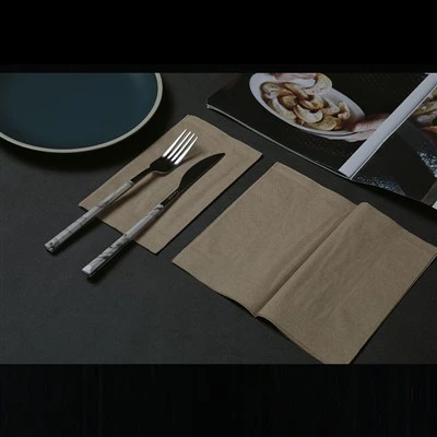Brown Paper Dinner Napkins